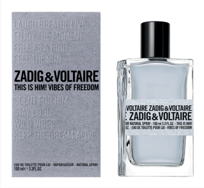 Zadig & Voltaire This Is Him! Vibes Of Freedom EDT Pour Lui 100ML Erkek Parfümü ARC 